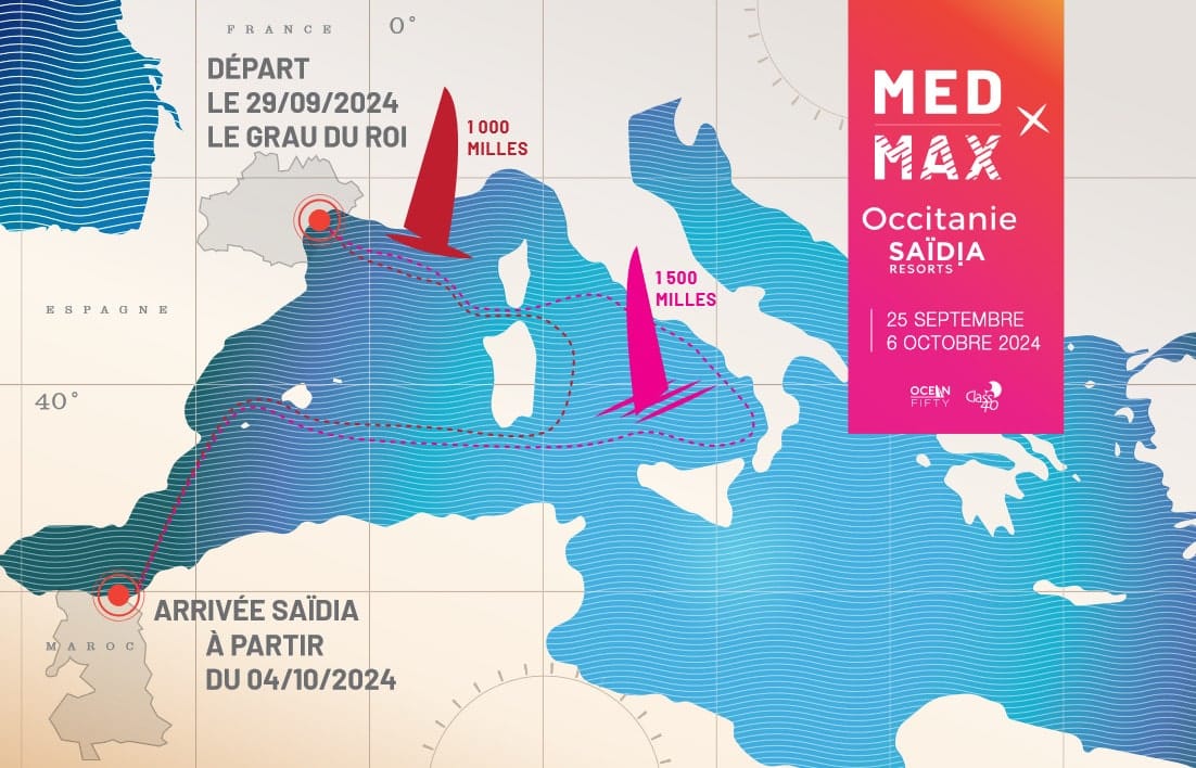 MED MAX : Course épique en méditerranée connectant l'Europe et l'Afrique MED MAX : Course épique en méditerranée connectant l'Europe et l'Afrique Trajet 2