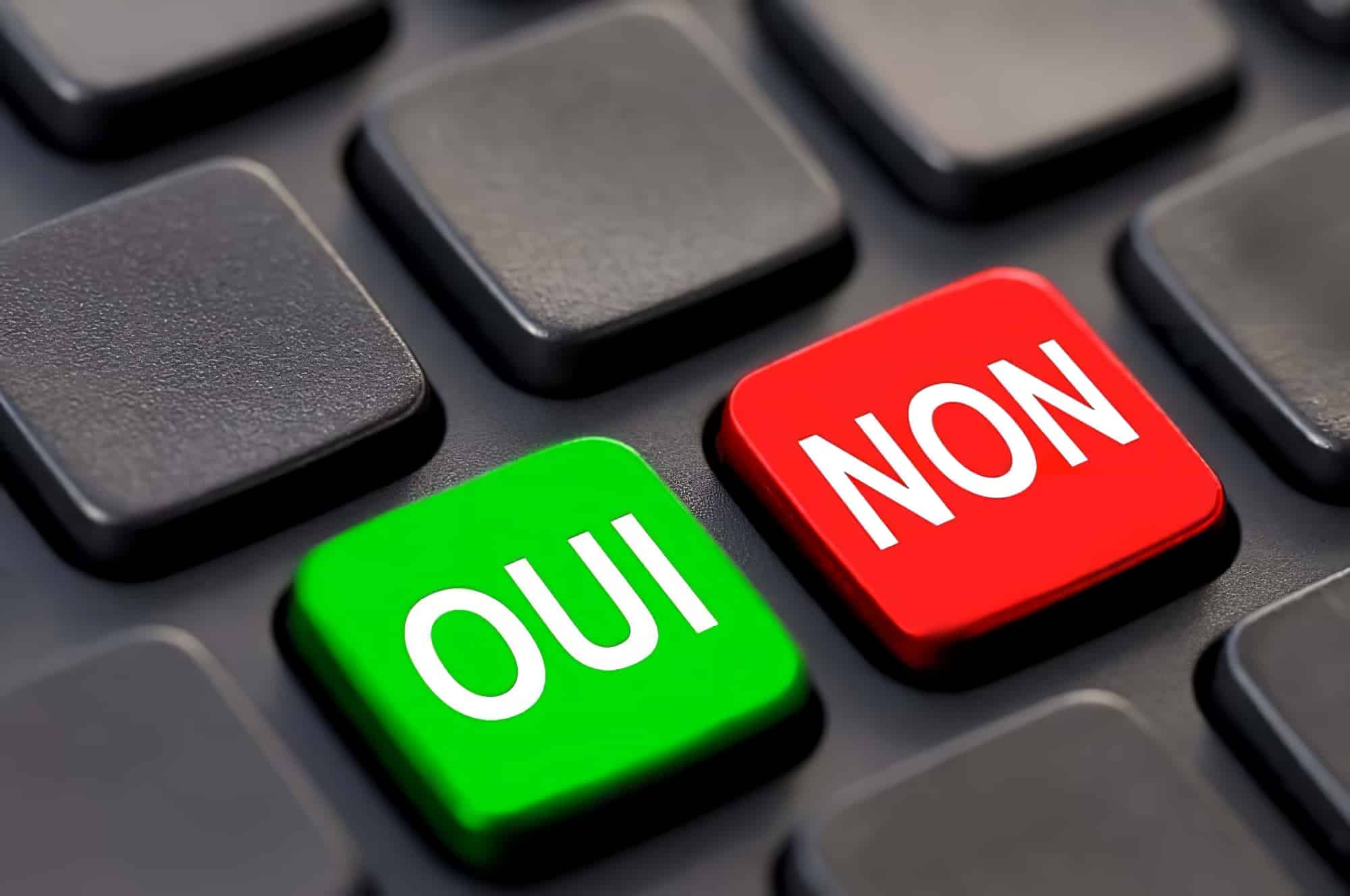 oui non plusieurs langues