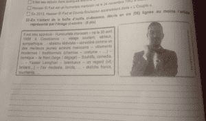 Yassar Lemghari à l'honneur dans un examen