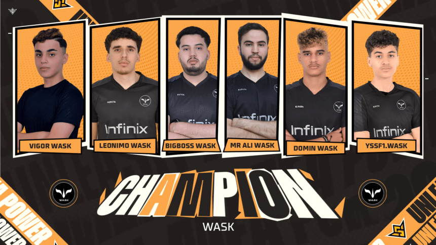 Free Fire WASK Triomphe lors de la Grande Finale de Battle of Morocco au Maroc 1