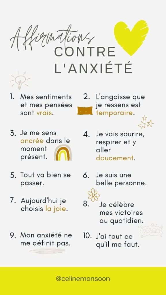 Gérer l'anxiété au quotidien: 5 techniques d'apaisement à adopter dès maintenant Gérer l'anxiété au quotidien Gerer lanxiete au quotidien 5 techniques dapaisement a adopter des maintenant 2