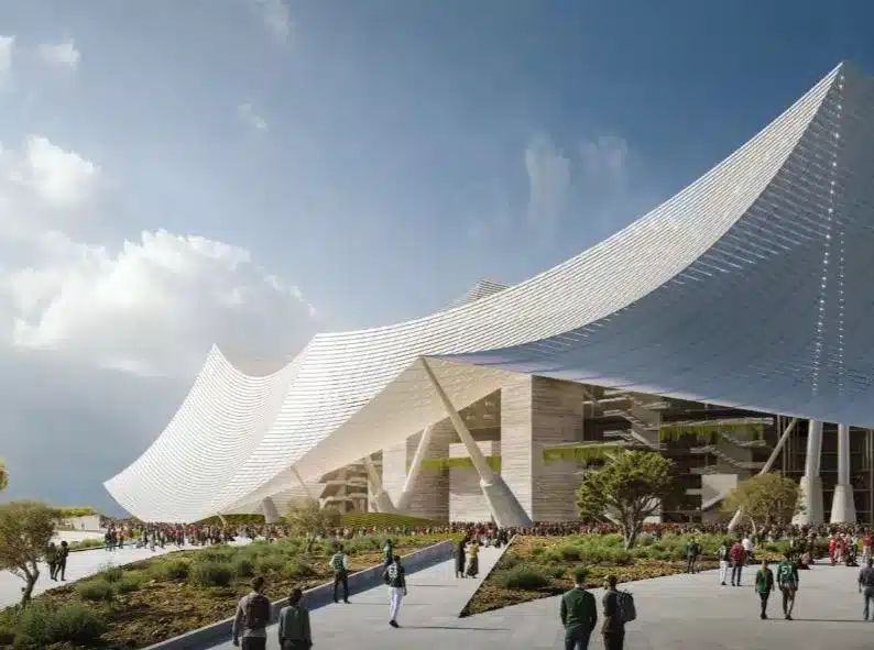 Le futur stade Hassan II à Casablanca pour la finale de la Coupe du Monde 2030