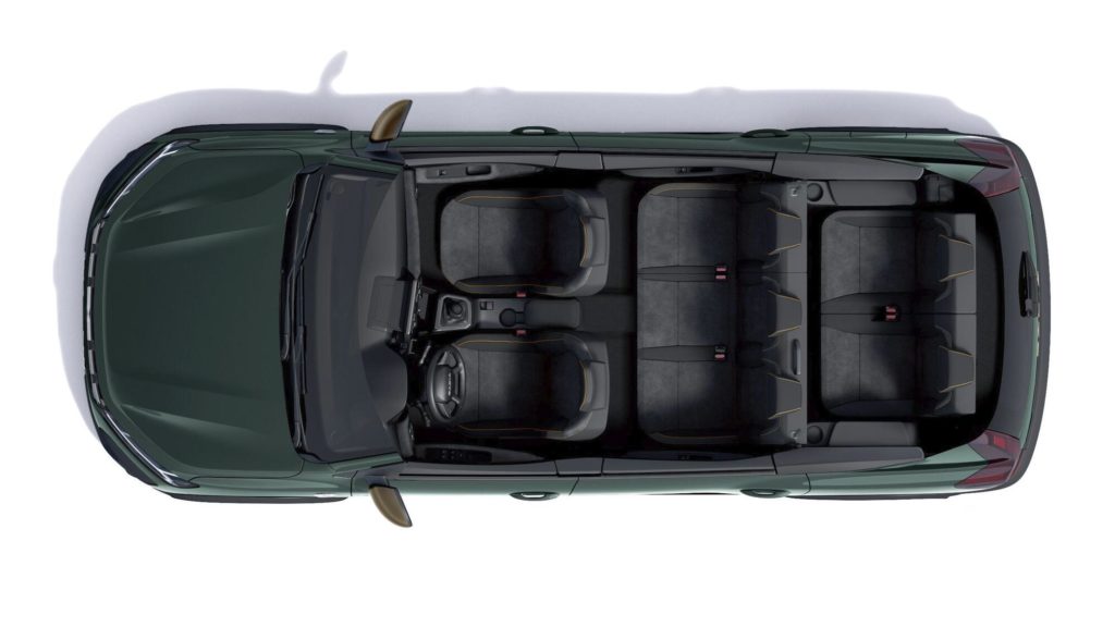 Dacia Jogger 7 places vue den haut