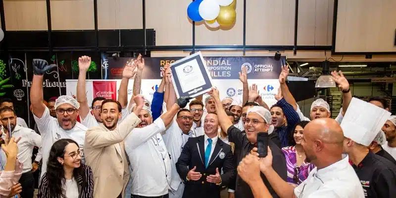 LabelVie établit un record Guinness avec le plus grand assortiment de mille-feuilles LabelVie LabelVie etablit un record Guinness avec le plus grand assortiment de mille feuilles