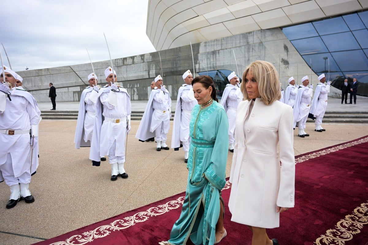 SAR la Princesse Lalla Hasnaa et Madame Brigitte Macron visitent le jardin d’essais botaniques de Rabat SAR AFP 20241029 36L79M4 v1 Preview MoroccoFrancePoliticsDiplomacy