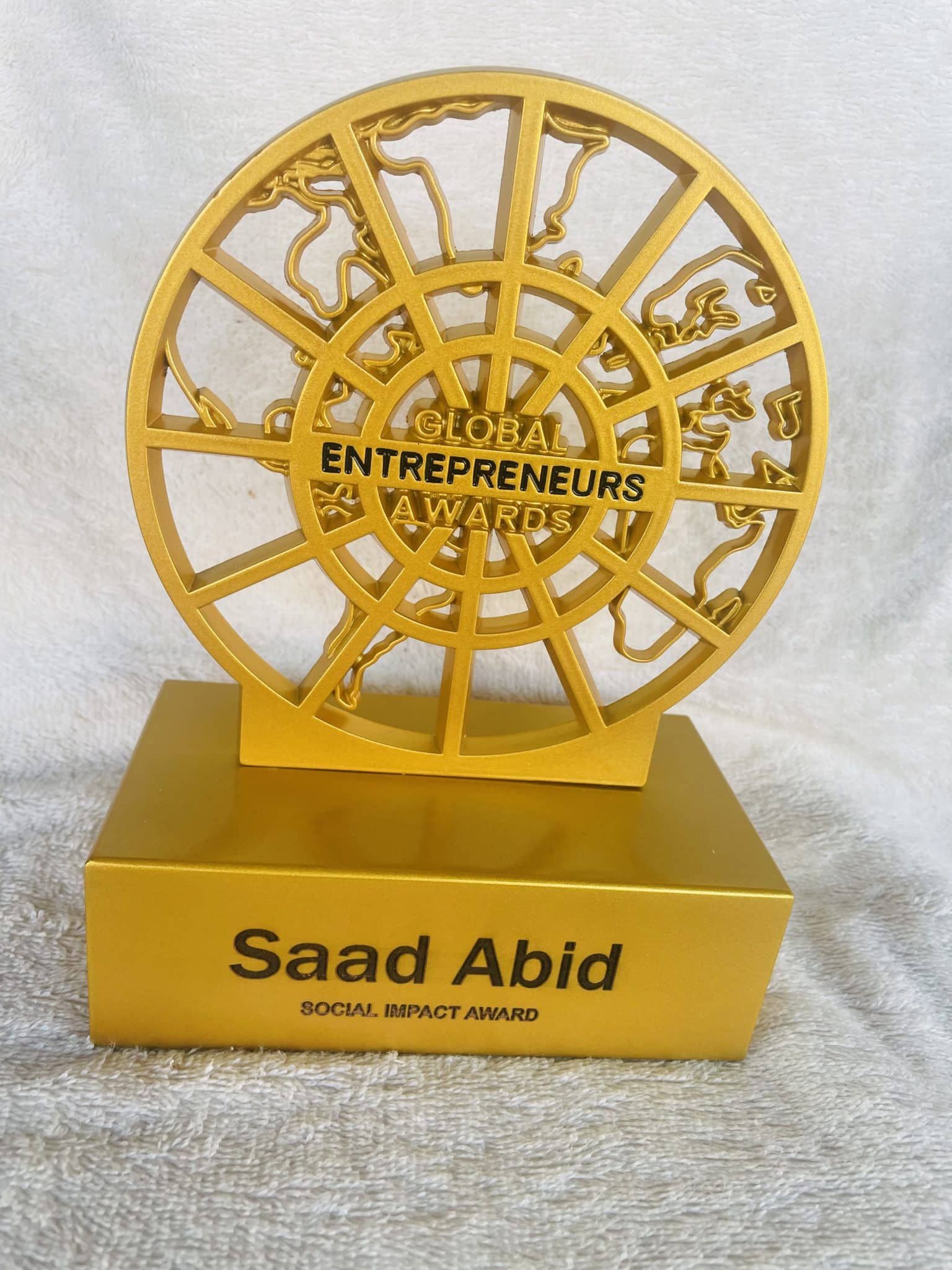 Saad Abid, primé au Global Entrepreneurship Festival 2024 Saad Abid Award V1 scaled