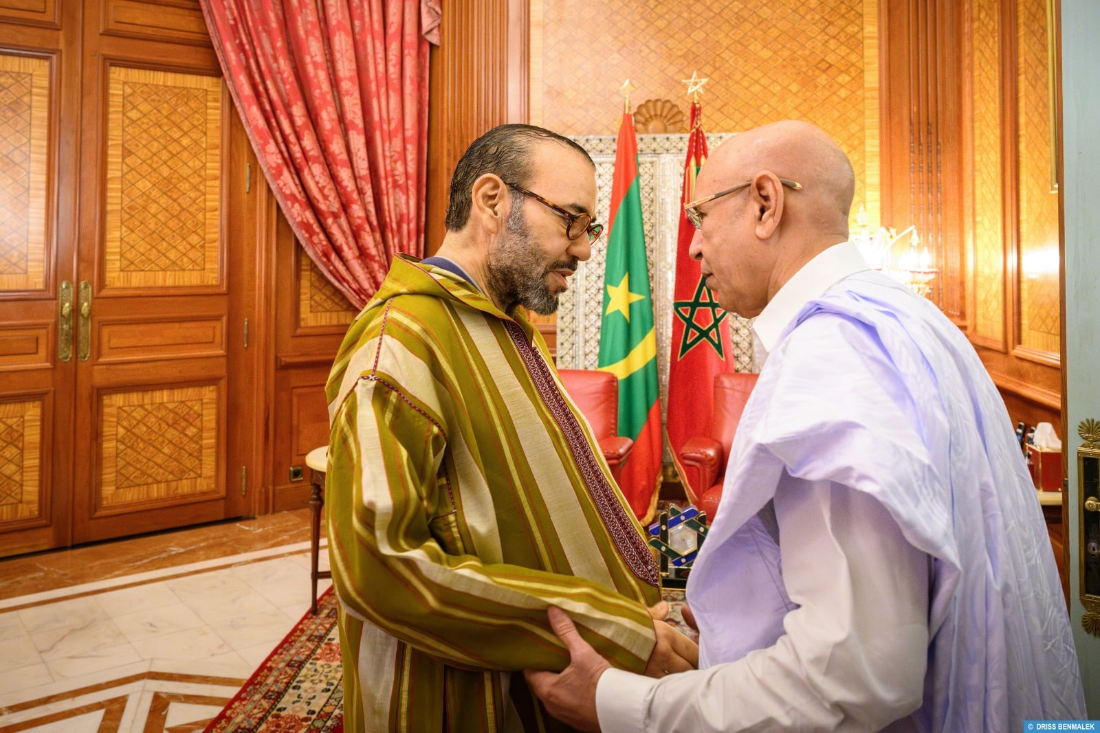 Le Roi Mohammed VI a reçu le président mauritanien à Casablanca Mohammed VI 470837810 912775237653287 945776392799105748 n