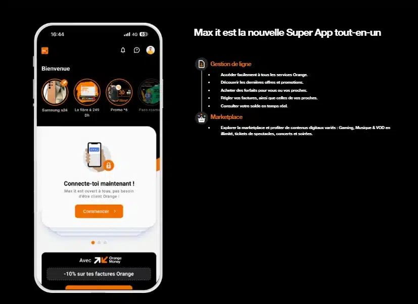 Orange Maroc lance Max it, une Super App au service de l’inclusion numérique Orange Capture decran 2024 12 18 091250