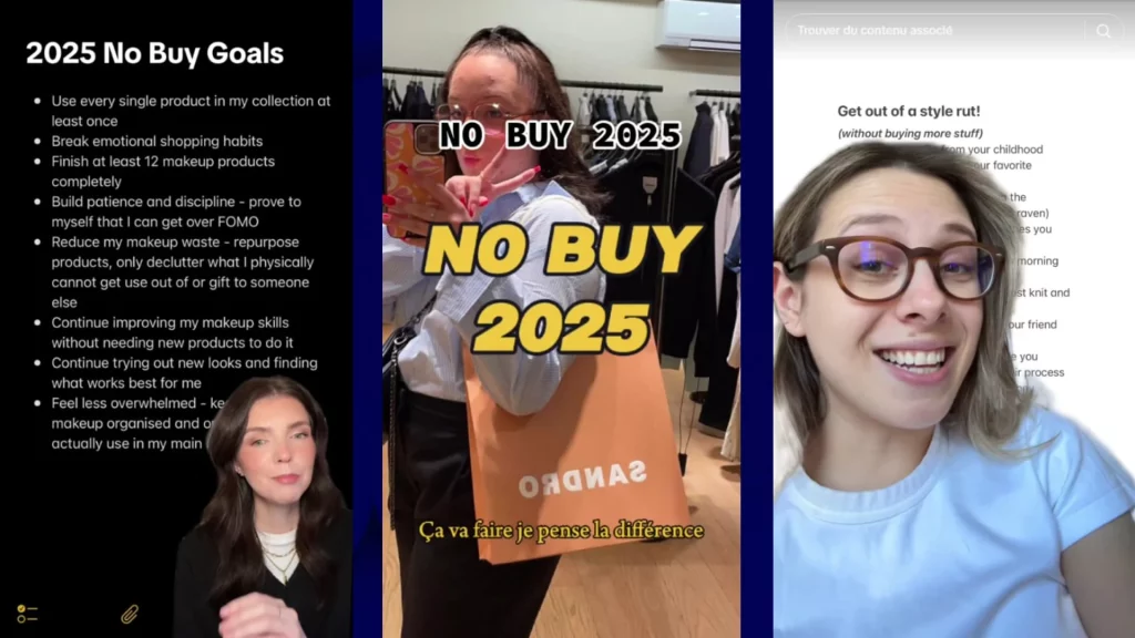 Tendance No Buy 2025 : quand TikTok encourage la sobriété et les économies Tendance Le No buy challenge 1998317