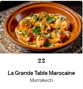 Marrakech brille avec cinq adresses distinguées dans les meilleurs restaurants MENA 2025 Marrakech Capture decran 2025 02 02 133417