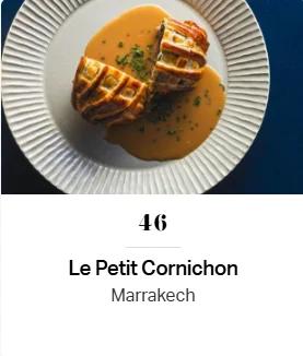Marrakech brille avec cinq adresses distinguées dans les meilleurs restaurants MENA 2025 Marrakech Capture decran 2025 02 02 133647