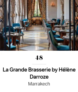 Marrakech brille avec cinq adresses distinguées dans les meilleurs restaurants MENA 2025 Marrakech Capture decran 2025 02 02 133710