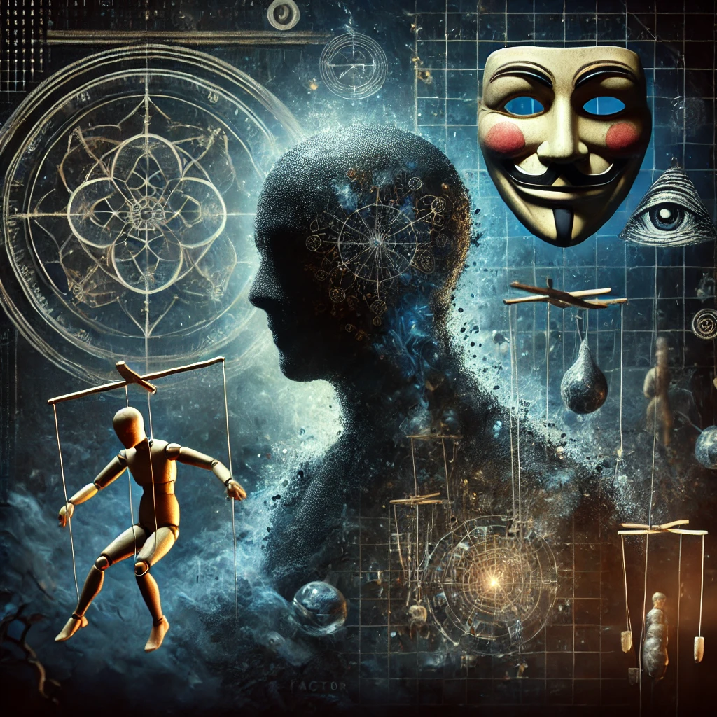 D-Factor : Comment identifier les personnalités toxiques autour de vous ? D-Factor DALL·E 2025 02 19 23.36.16 A surreal representation of the Dark Factor of Personality D Factor. A shadowy humanoid figure with an obscured face standing in a dimly lit myste