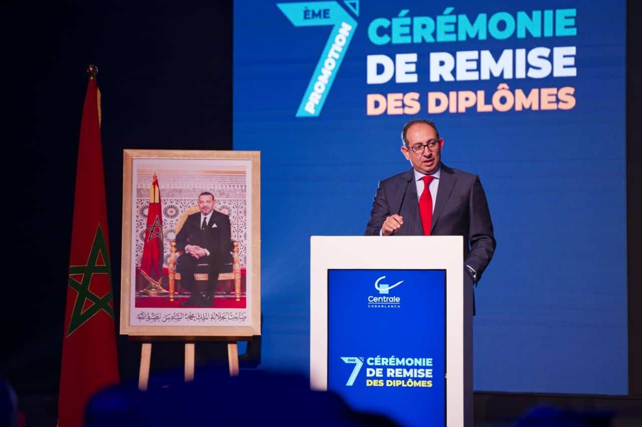 L’École Centrale Casablanca célèbre la réussite et la diversité de sa 7ᵉ promotion École Jalal Charaf DG de lECC
