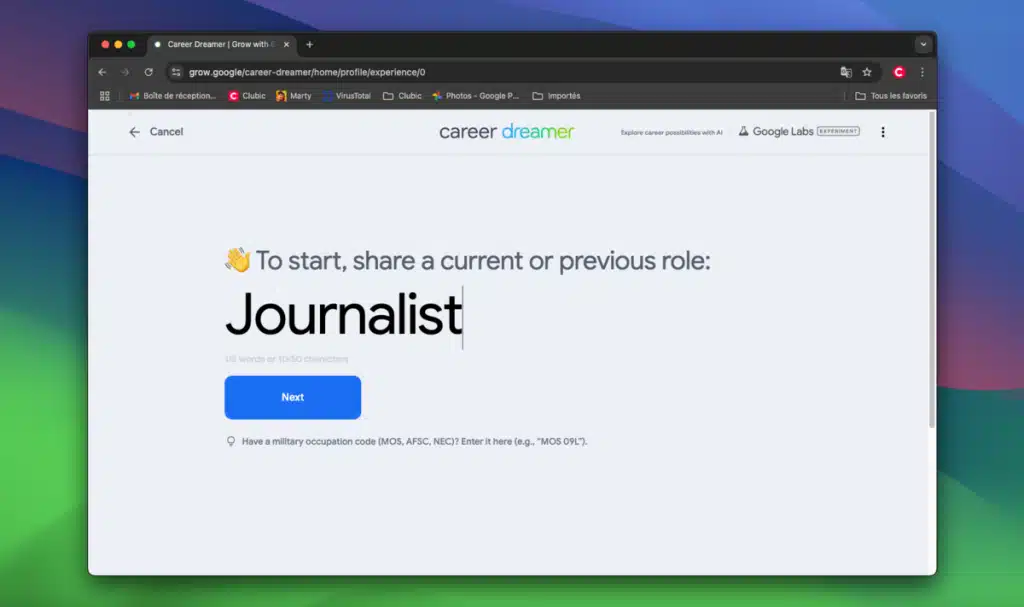 google career dreamer