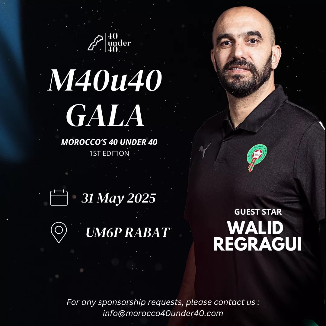 Morocco’s 40 under 40 : un premier gala d’excellence pour la jeunesse marocaine à fort potentiel morocco Gala Annuel