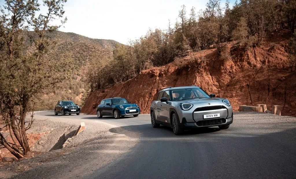 MINI lance au Maroc sa nouvelle génération de véhicules 100 % électrique et polyvalents MINI la nouvelle MINI Cooper, le MINI Countryman et le tout nouveau MINI Aceman,