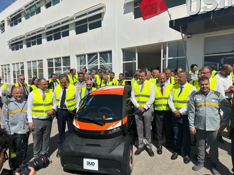 Renault Tanger célèbre la fabrication du 2000ᵉ Mobilize DUO, premier véhicule 100 % électrique conçu au Maroc Renault Mobilize DUO