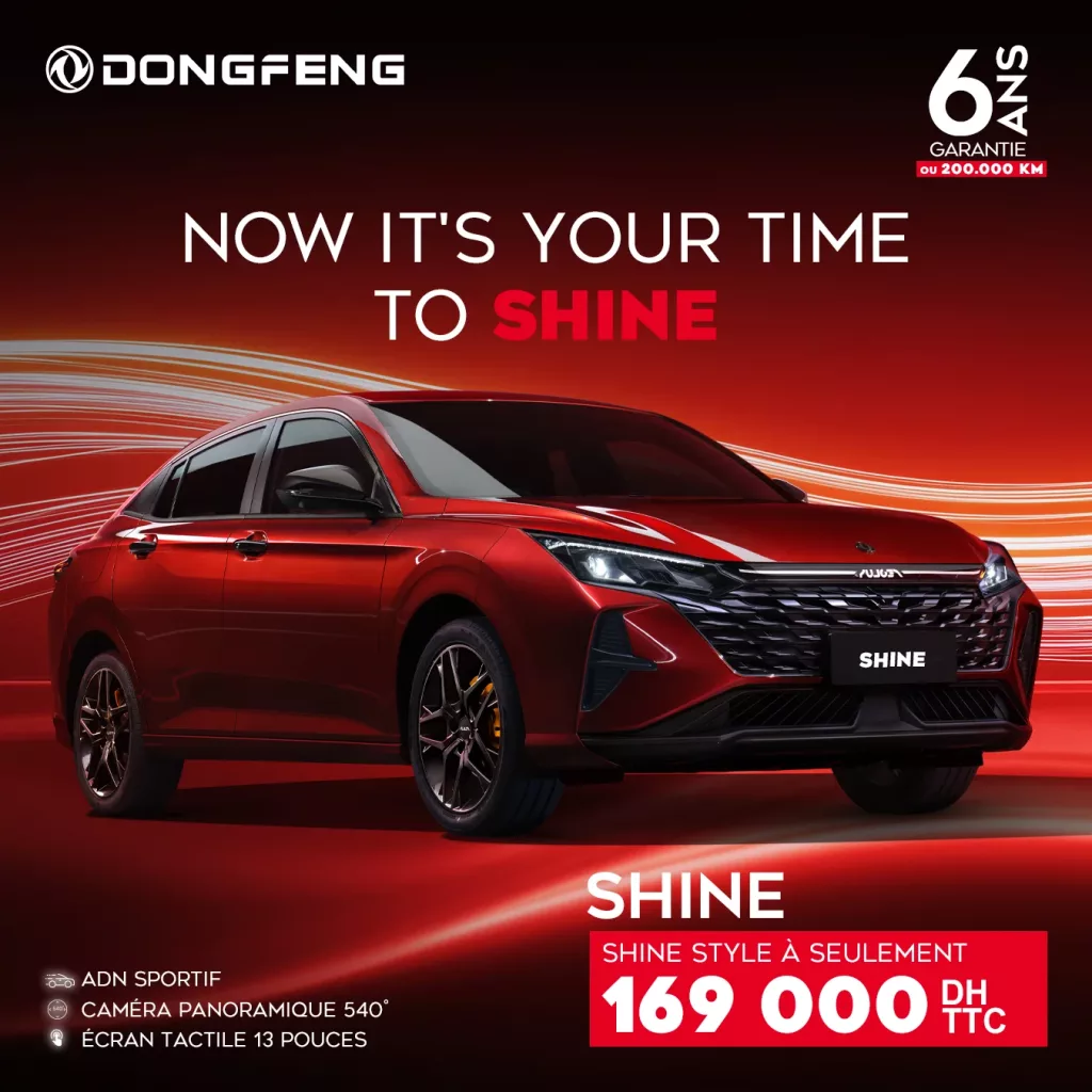 DONGFENG lance sa gamme de voitures particulières au Maroc et vise une expansion stratégique en Afrique Post Shine