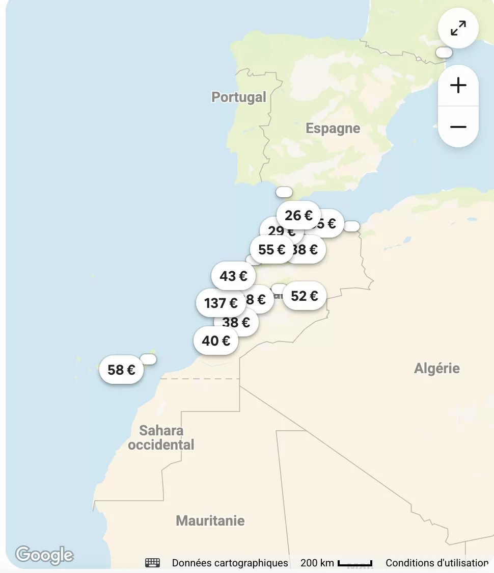 Scandale Airbnb : le Maroc amputé de ses villes du Sud Airbnb Capture decran 2025 08 03 a 14.58.19