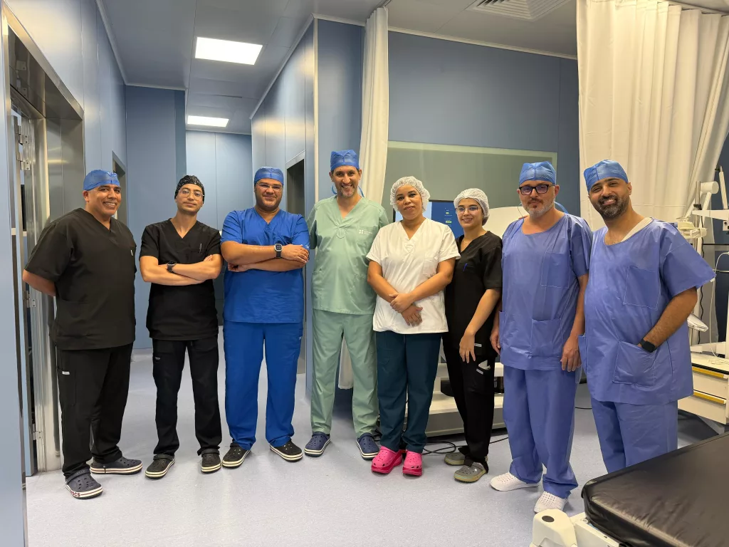 Oncorad Group signe un exploit chirurgical historique au Maroc et sur le continent africain Oncorad Photo post Operatoire Sphincter artficiel