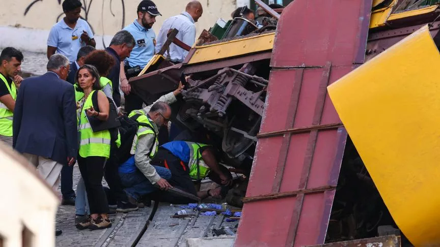 Lisbonne : le drame du funiculaire de la Glória lié à la rupture d’un câble Lisbonne funiculaire