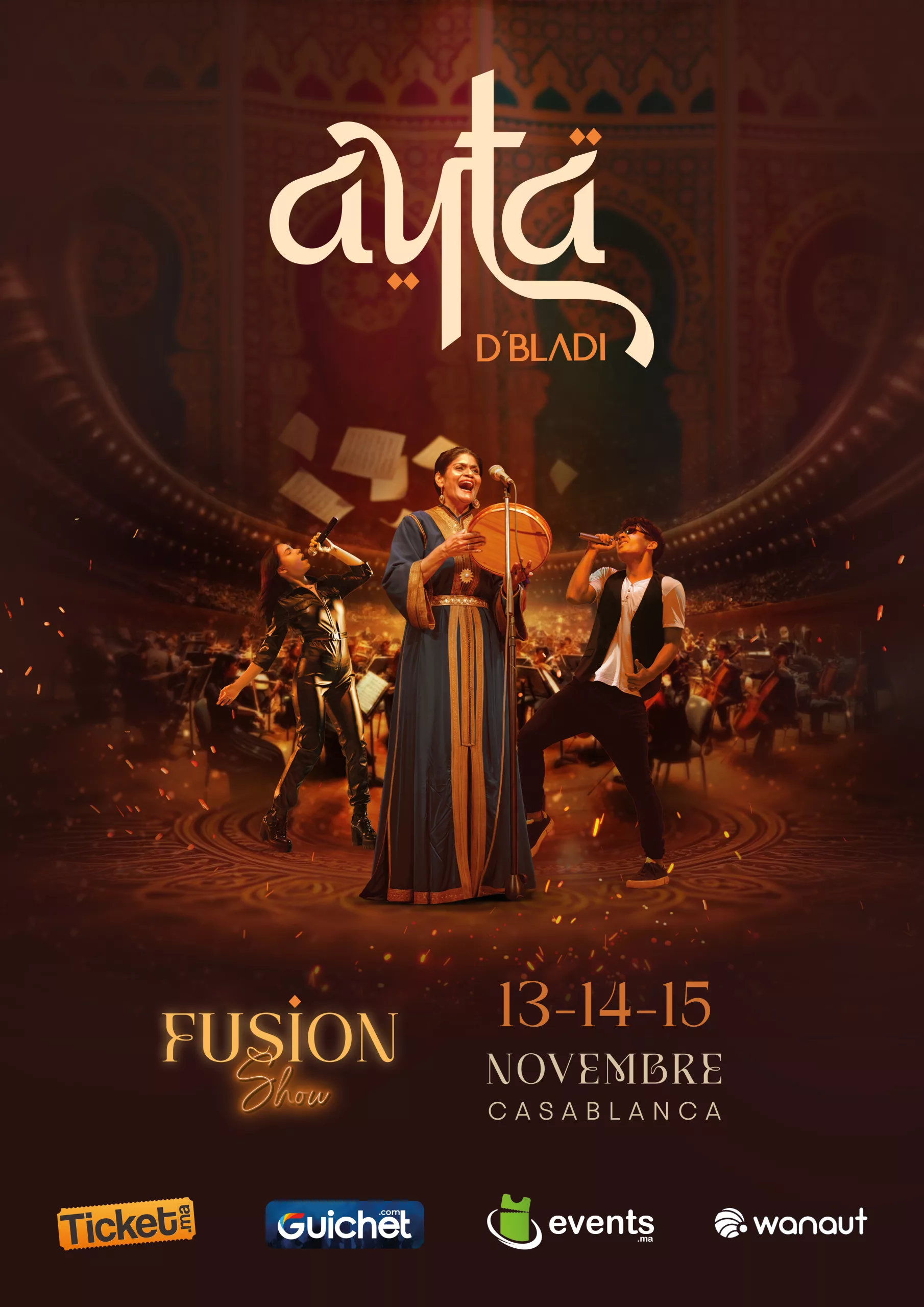 Fusion Show Ayta D’Bladi : la billetterie est ouverte pour un show 100 % marocain Ayta A3 PORTRAIT DIGITAL scaled
