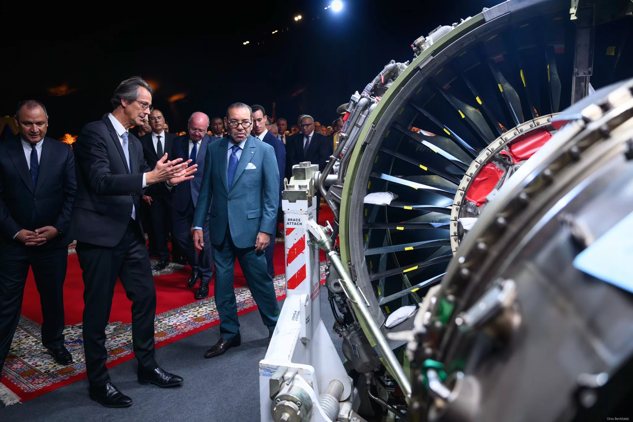 Le Roi Mohammed VI lance à Nouaceur le complexe Safran, nouvelle locomotive de l’industrie aéronautique marocaine Roi mohammed VI 1