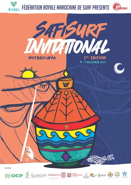Safi relance son grand rendez-vous du surf avec une deuxième édition spectaculaire Safi 2eme edition du Safi Surf Invitational une competition inedite de jour comme de nuit a Ras Lafaa