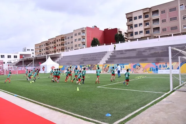 Médiouna renforce son offre sportive destinée aux enfants et aux jeunes Médiouna INAUGURATION TERRAIN FOOTBALL21