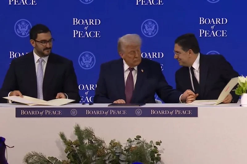 Davos : sur instruction de SM le Roi Mohammed VI, Nasser Bourita signe la Charte constitutive du Conseil de Paix Davos Signature de la Charte du Conseil de Paix à Davos par le Maroc lors d’une cérémonie internationale présidée par le président américain