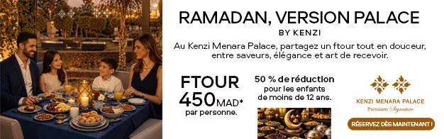 Ramadan, Version Palace : le Ftour d’exception du Kenzi Menara Palace Ramadan Kenzi Menara Palace ftour