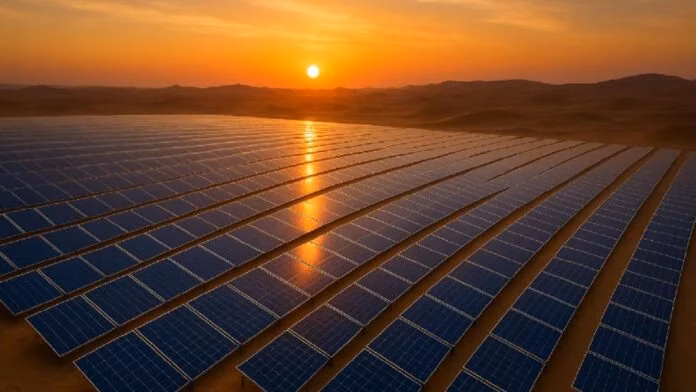 Afrique : record historique d’installations solaires et perspectives 2030 energie solaire dans le sahara algerien 696x392 1