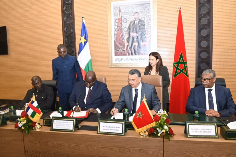 Maroc–Centrafrique : un accord stratégique pour moderniser l’administration judiciaire ouahbi centrafrique