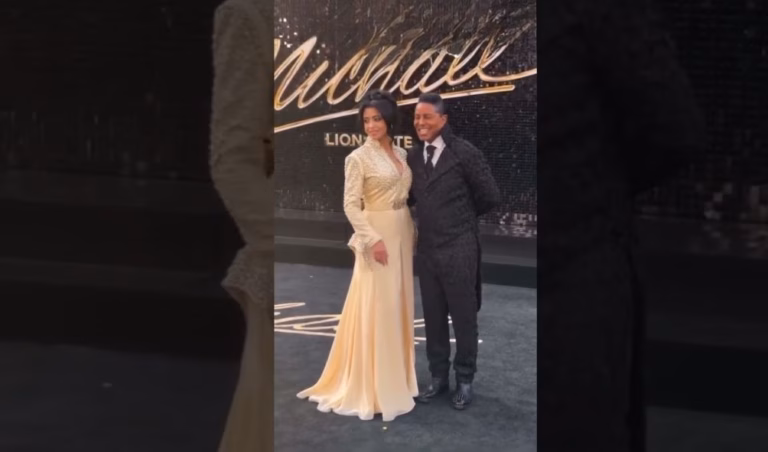 L’épouse de Jermaine Jackson fait sensation en caftan marocain à Hollywood Caftan marocain hollywood Jermaine Jackson and wife