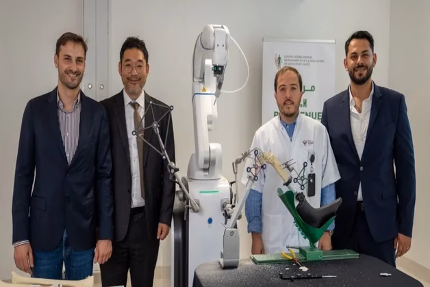 Orthopédie : l’UM6SS expérimente la chirurgie assistée par robot au Maroc FM6SS 1