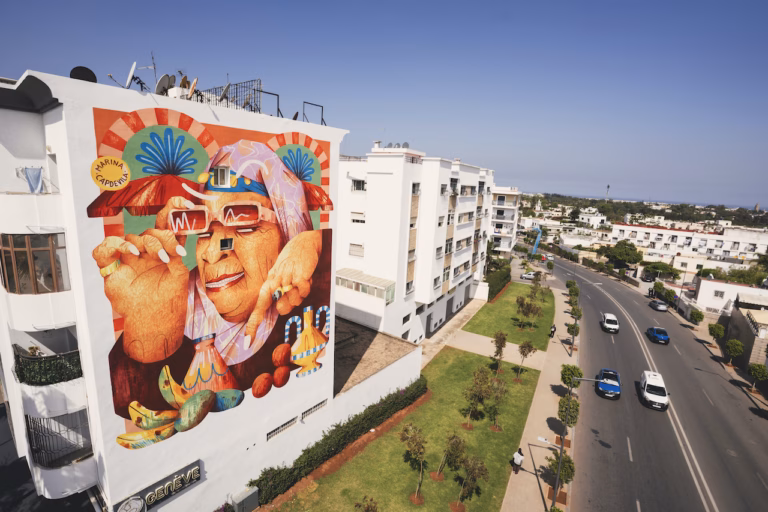 Rabat confirme son statut de capitale africaine du street art avec la 11e édition du festival JIDAR MARINA CAPDEVILA J10 JIDAR 2026 CHADI ILIAS 879