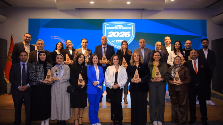 Sport en entreprise : 14 entreprises marocaines récompensées par le label « Société Sportive 2026-2027 » Sport entreprise 1