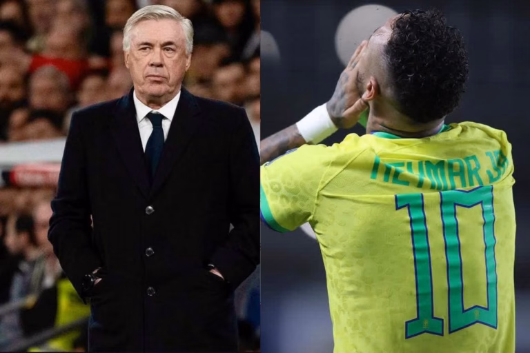 ancelotti et neymar