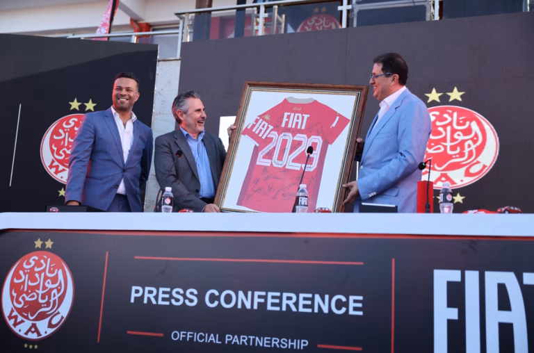 Wydad-FIAT : une alliance stratégique bien au-delà du football Wydad Fiat