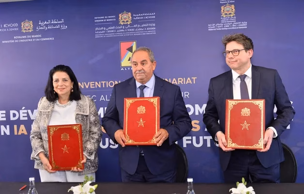 Le Maroc renforce les compétences en IA grâce à un partenariat entre l’État et le groupe ALTEN amal el fallah seghrouchni convention intelligence artificielle maroc digital 2030